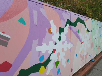 Caarter Bridge mural